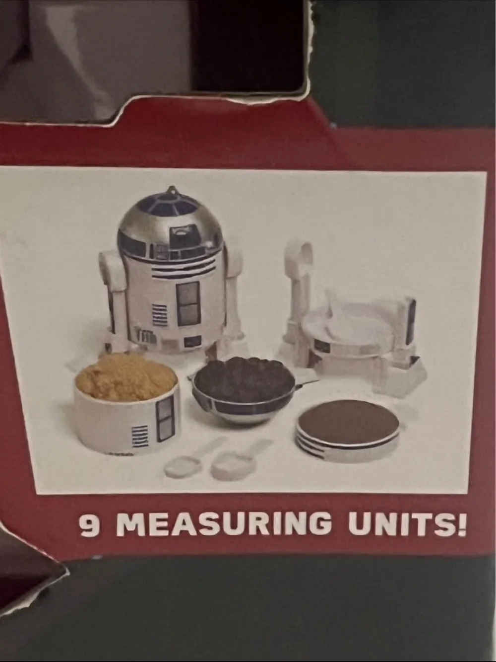 NWT Star Wars R2-D2 Measuring Cups - White & Blue
